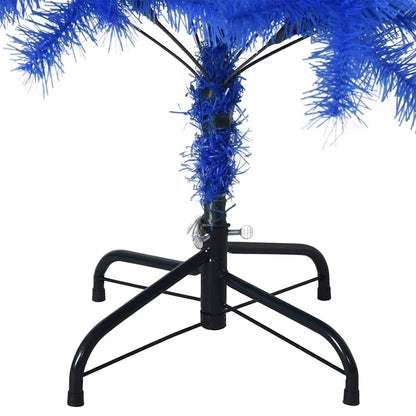 Artificial Christmas Tree with Stand Blue 5 ft PVC