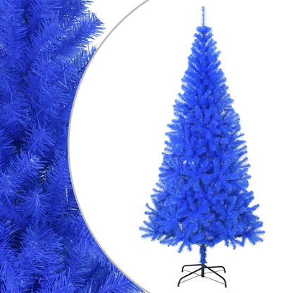 Artificial Christmas Tree with Stand Blue 6 ft PVC