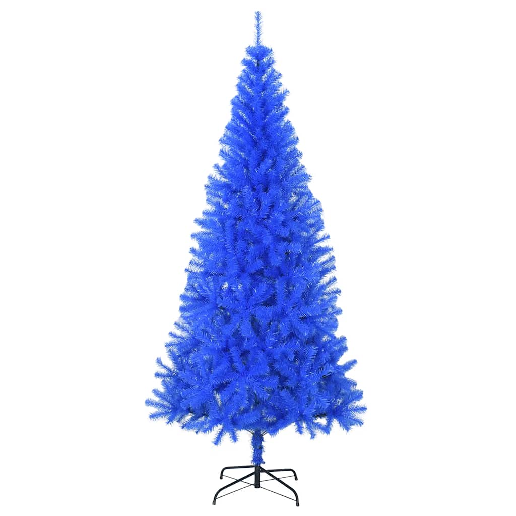 Artificial Christmas Tree with Stand Blue 6 ft PVC