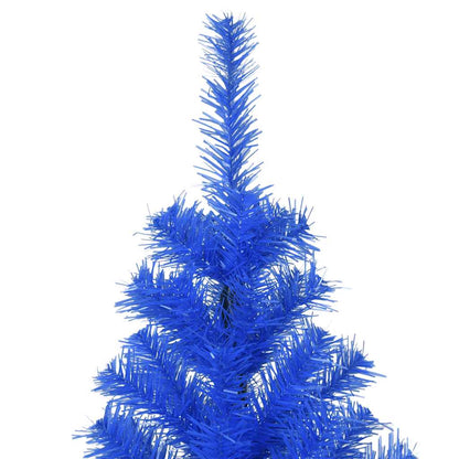 Artificial Christmas Tree with Stand Blue 6 ft PVC