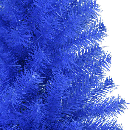 Artificial Christmas Tree with Stand Blue 6 ft PVC