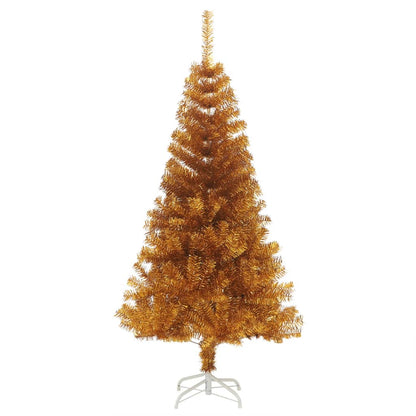 Artificial Christmas Tree Gold PET, Steel 59.1 in
