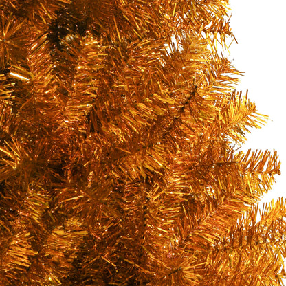 Artificial Christmas Tree Gold PET, Steel 59.1 in