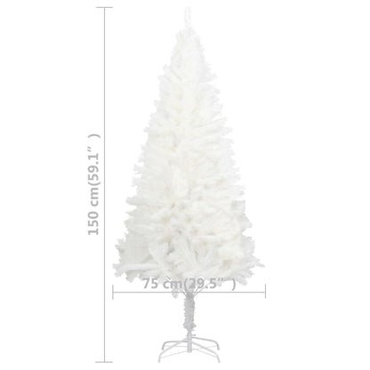 Artificial Christmas Tree Lifelike Needles White 5 ft