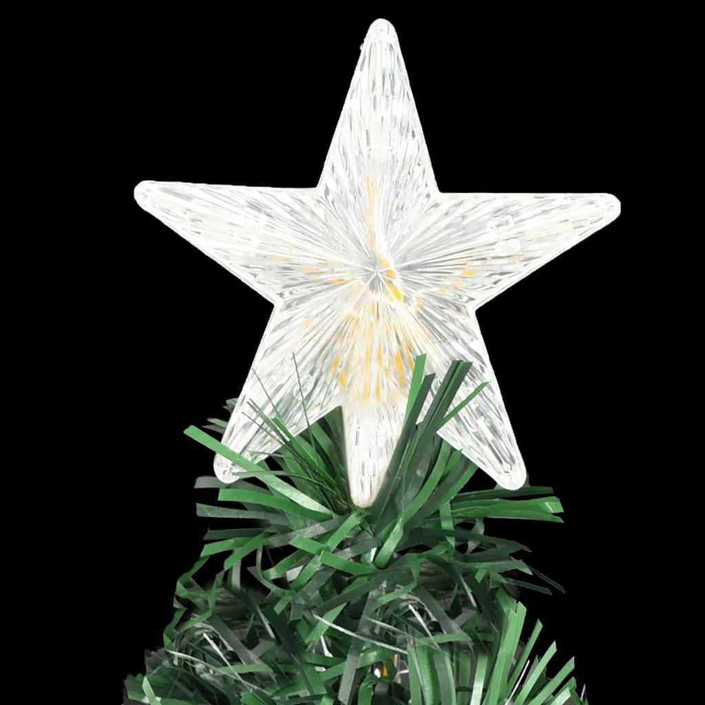 Artificial Christmas Tree Green Fiberglass, Steel 47.2 in
