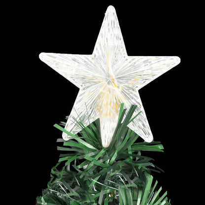 Artificial Christmas Tree Green Fiberglass, Steel 47.2 in