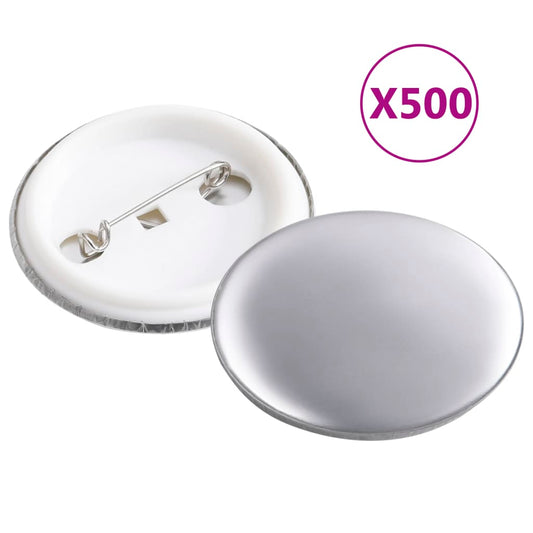 Pinback Button Parts 500 Sets 1.5"