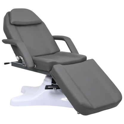 Massage Table Gray 70.9"x24.4"x(34.1"-46.5")