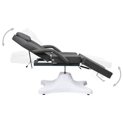 Massage Table Gray 70.9"x24.4"x(34.1"-46.5")