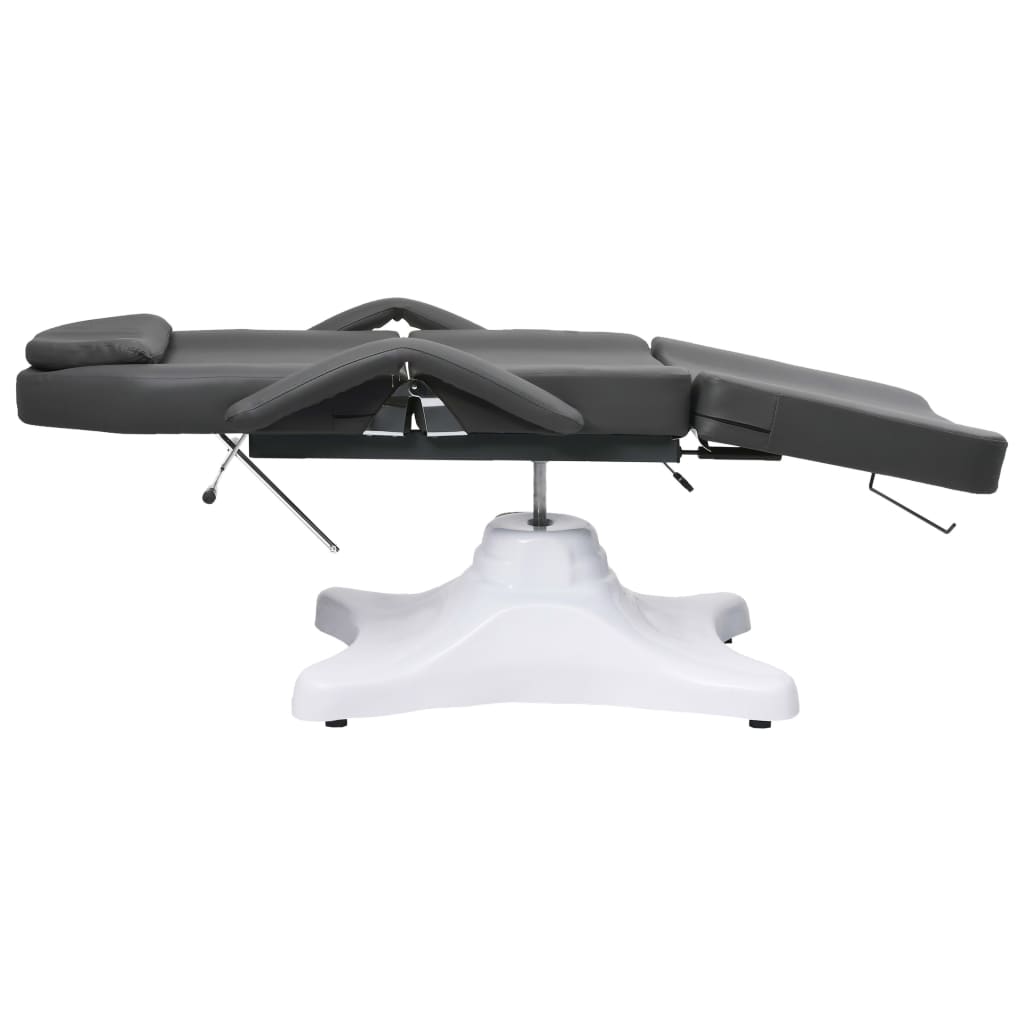Massage Table Gray 70.9"x24.4"x(34.1"-46.5")