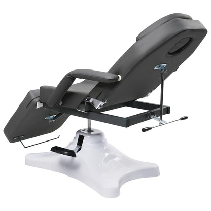 Massage Table Gray 70.9"x24.4"x(34.1"-46.5")
