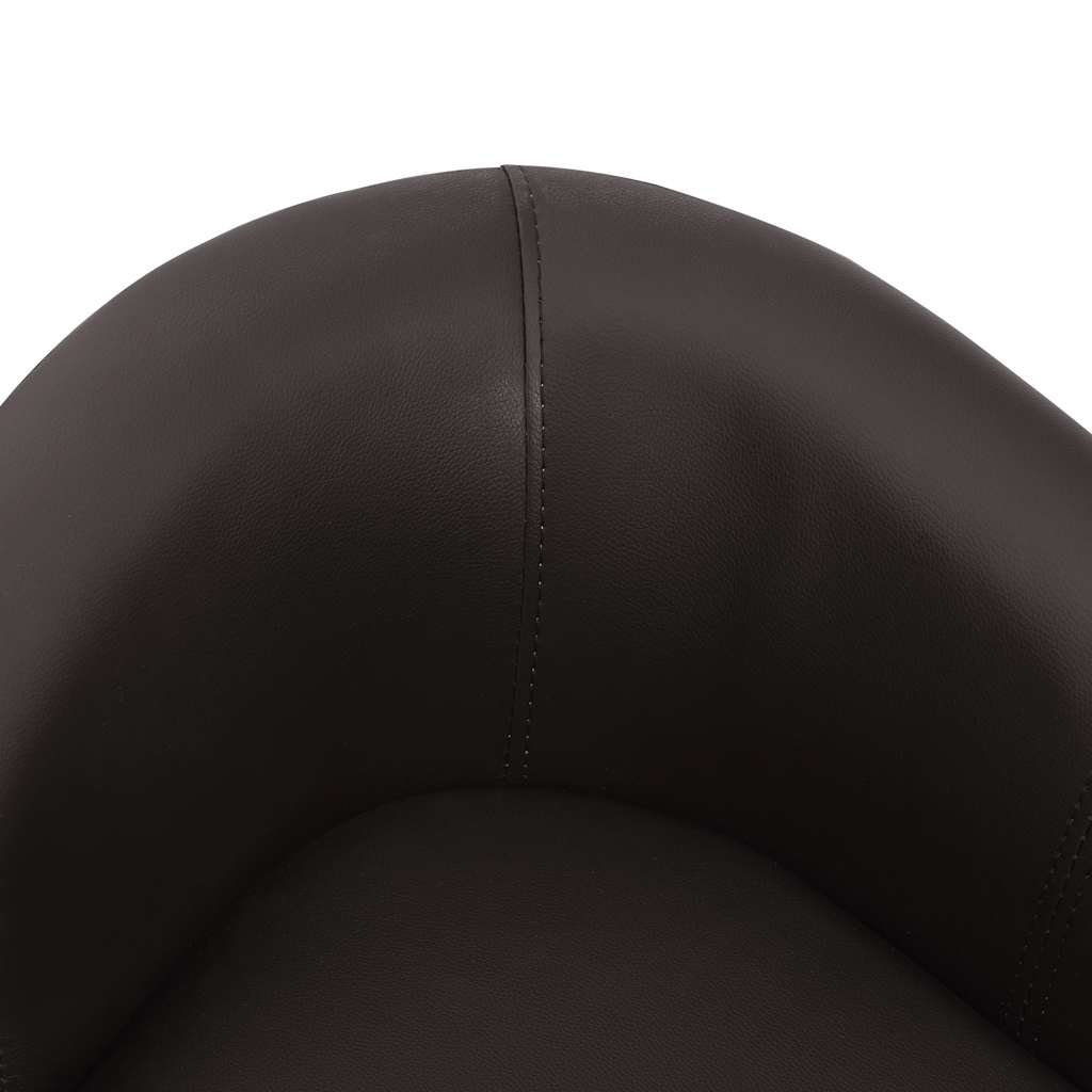 Dog Sofa Brown 26.4"x16.1"x15.4" Faux Leather