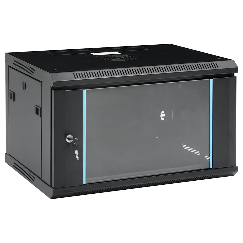 6U Wall Mounted Network Cabinet 19" IP20 23.6"x17.7"x13.8"