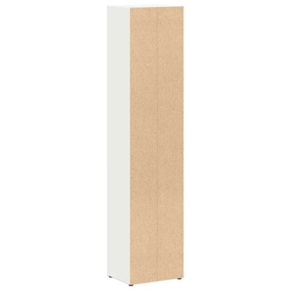 CD Cabinets 2 pcs White 8.3"x6.3"x36.8" Engineered Wood