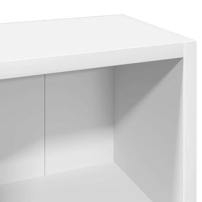 CD Cabinets 2 pcs White 8.3"x6.3"x36.8" Engineered Wood