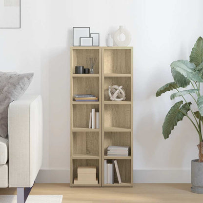 CD Cabinets 2 pcs Sonoma Oak 8.3x6.3x36.8" Engineered Wood