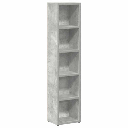 CD Cabinets 2 pcs Concrete Grey 8.3x6.3x36.8" Engineered Wood