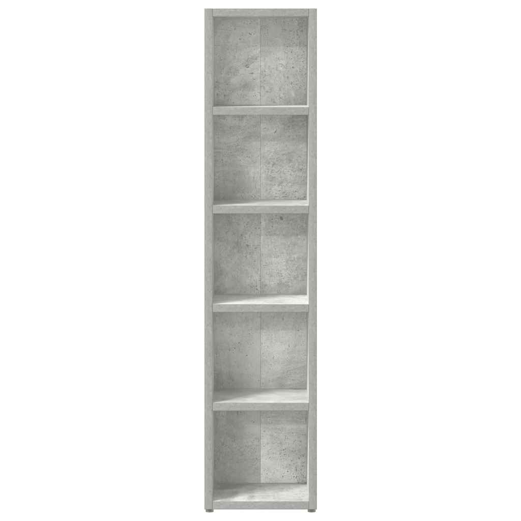 CD Cabinets 2 pcs Concrete Grey 8.3x6.3x36.8" Engineered Wood