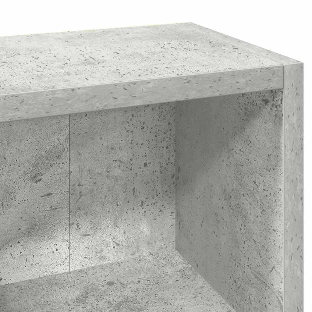 CD Cabinets 2 pcs Concrete Grey 8.3x6.3x36.8" Engineered Wood