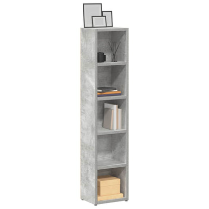 CD Cabinets 2 pcs Concrete Grey 8.3x6.3x36.8" Engineered Wood