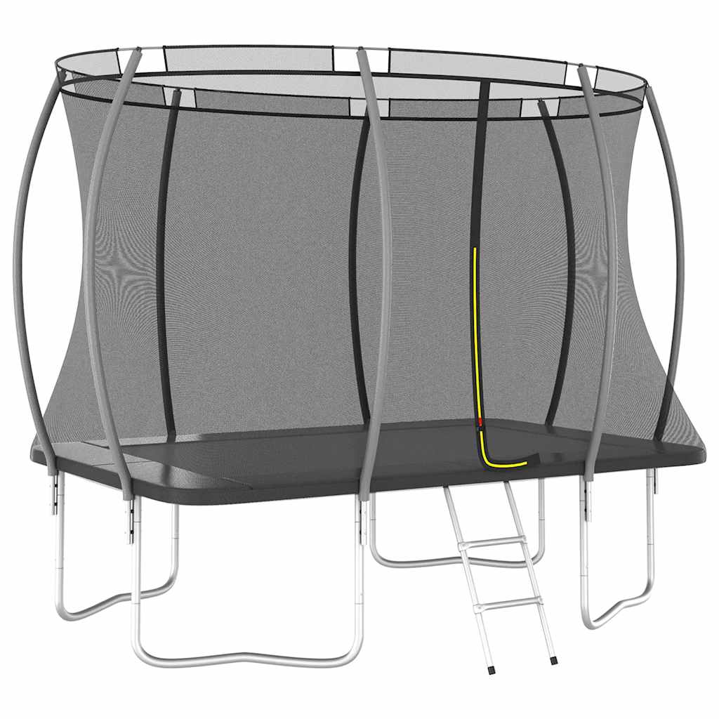 Trampoline Set Black and Grey
