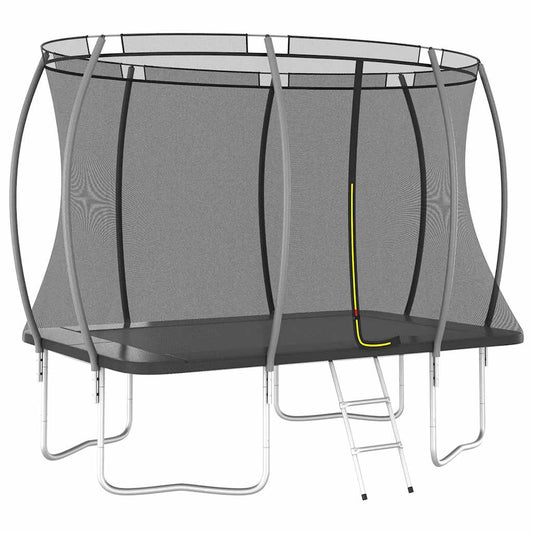 Trampoline Set Black and Grey