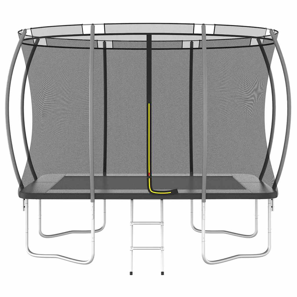 Trampoline Set Black and Grey