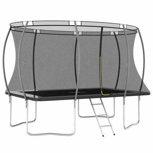Trampoline Set Black and grey Galvanized steel Large Durable