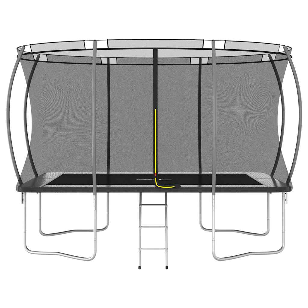 Trampoline Set Black and grey Galvanized steel Large Durable