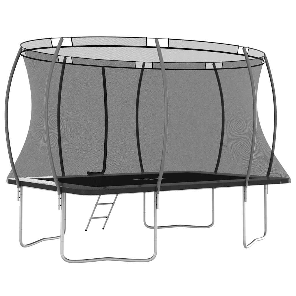 Trampoline Set Black and grey Galvanized steel Large Durable