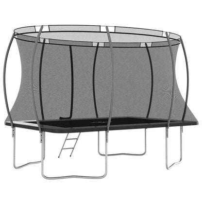 Trampoline Set Black and grey Galvanized steel Large Durable