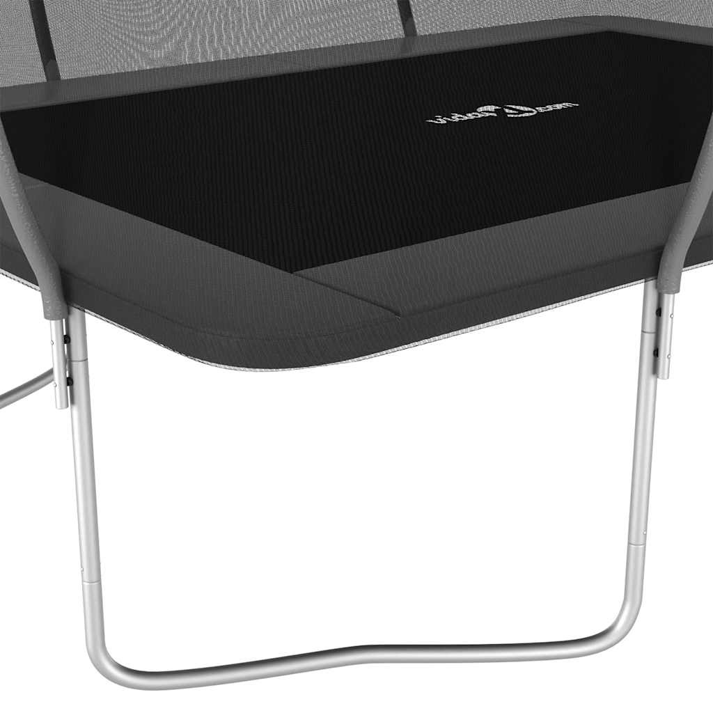 Trampoline Set Black and grey Galvanized steel Large Durable