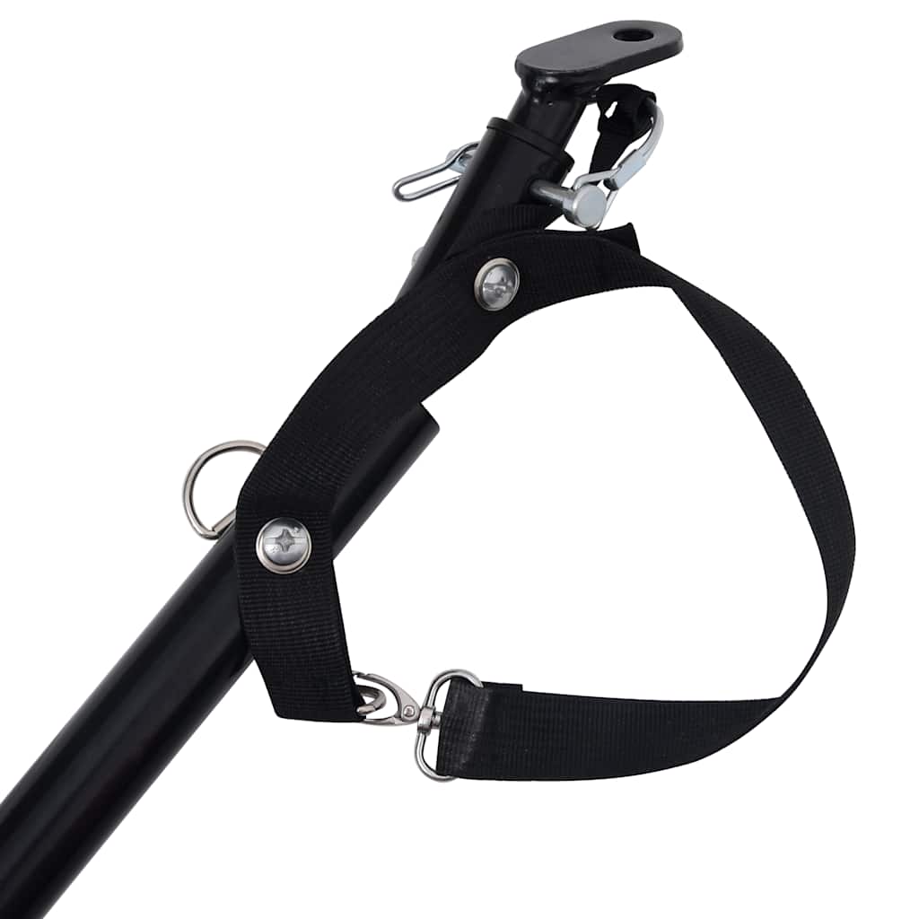 Pet Bike Trailer Red Oxford Fabric Medium Foldable