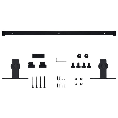 Mini Sliding Cabinet Door Kit Carbon Steel 78.7"