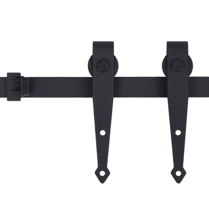 Mini Sliding Cabinet Door Kit Carbon Steel 78.7"