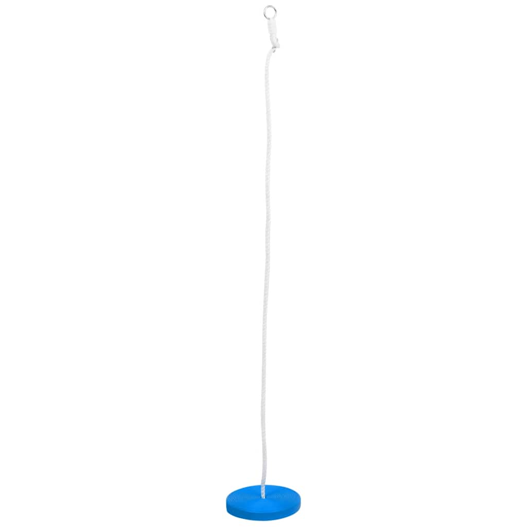 Plate Swing Blue PE Large Height-Adjustable Plate Swing Round