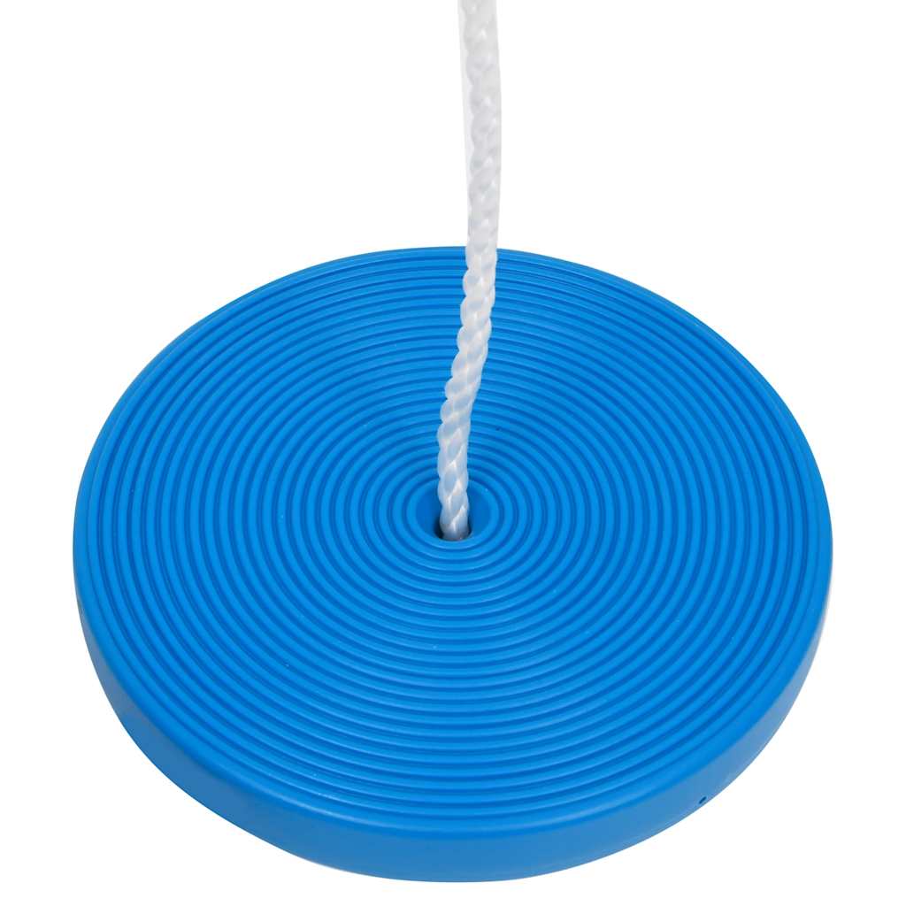 Plate Swing Blue PE Large Height-Adjustable Plate Swing Round