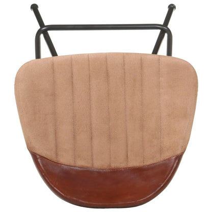 Bar Stool Set of 2 Brown