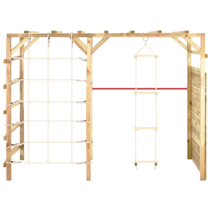 Climbing Frame Green treated pinewood