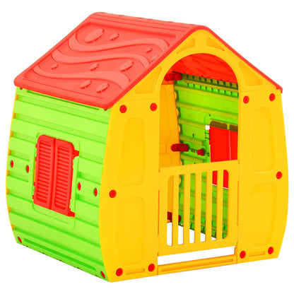 Playhouse Red, Green, Yellow 100% PP (polypropylene) UV-resistant