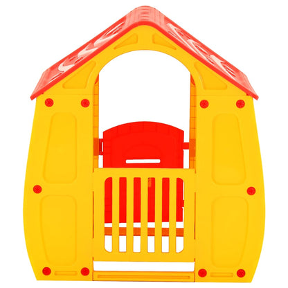 Playhouse Red, Green, Yellow 100% PP (polypropylene) UV-resistant