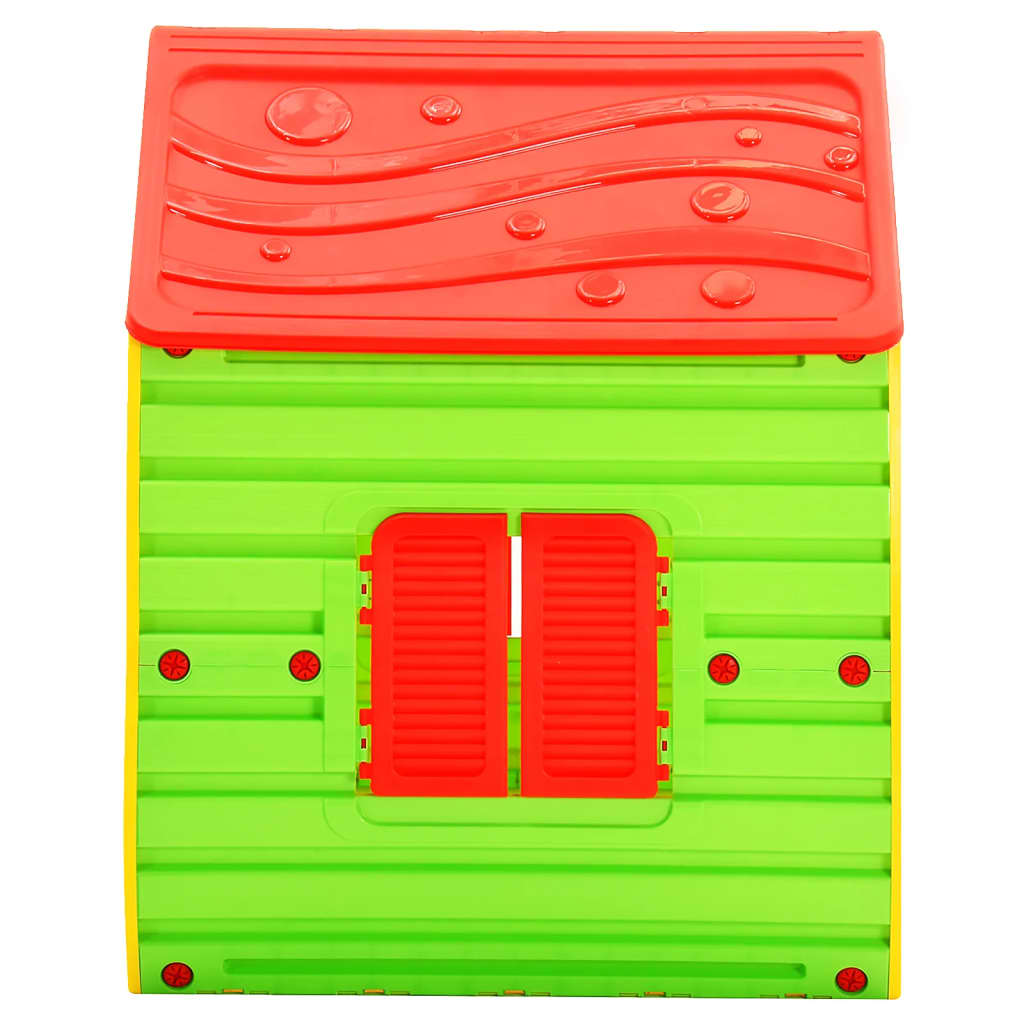 Playhouse Red, Green, Yellow 100% PP (polypropylene) UV-resistant