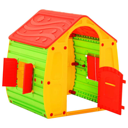 Playhouse Red, Green, Yellow 100% PP (polypropylene) UV-resistant