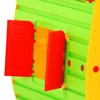 Playhouse Red, Green, Yellow 100% PP (polypropylene) UV-resistant