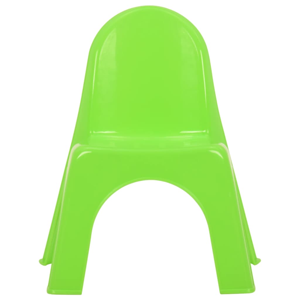 Kids Table And Chair Red, green, yellow, blue 100% PP (polypropylene)