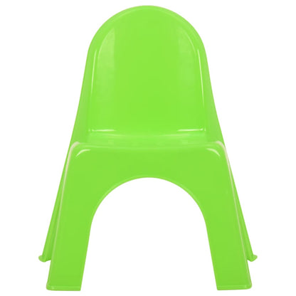 Kids Table And Chair Red, green, yellow, blue 100% PP (polypropylene)