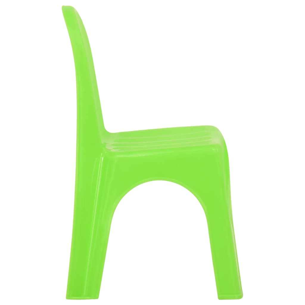Kids Table And Chair Red, green, yellow, blue 100% PP (polypropylene)