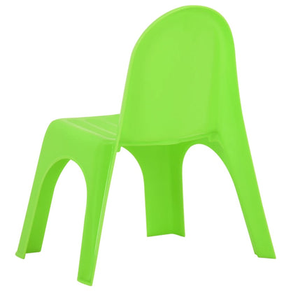 Kids Table And Chair Red, green, yellow, blue 100% PP (polypropylene)