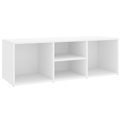 Shoe Storage Bench White 41.3x13.8x13.8" Engineered Wood