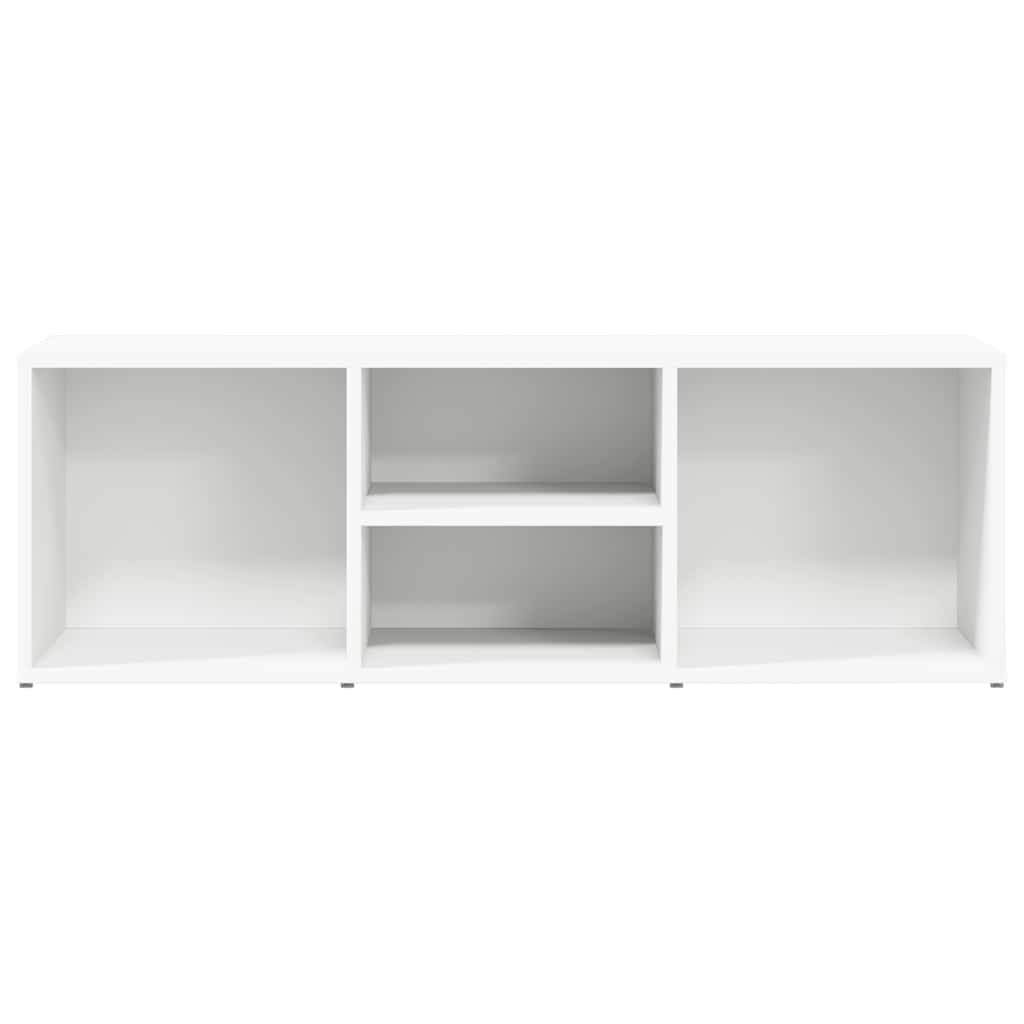 Shoe Storage Bench White 41.3x13.8x13.8" Engineered Wood